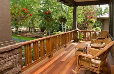 Cedar Decking in Agoura Hills