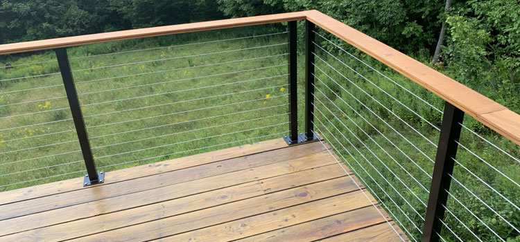 Installing Deck Cable Railing in Agoura Hills, CA