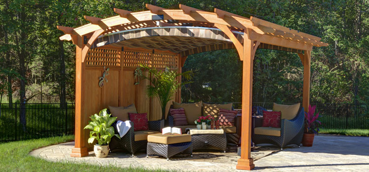 Modern Wood Pergola Installation in Agoura Hills, CA